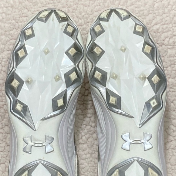 Under Armour Mens Highlight MC White Football Athletic Cleats Shoes SZ US 11.5 - Picture 9 of 11